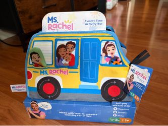 New Ms. Rachel Tummy  time activity bus baby toy