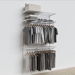 Container Store Custom Closet, Shelves, and Shoe Storage - White 