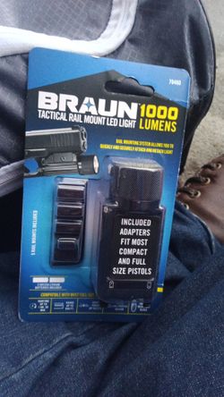 Braun flashlight 1000 lumens