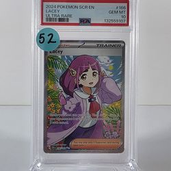 PSA 10 Lacey Full Art Trainer #166