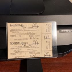 Ringling Brothers Vintage Tickets