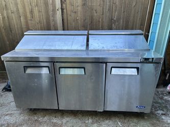 Atosa 3 Door Prep Fridge
