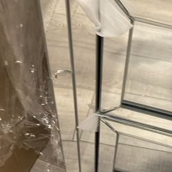 Glass Bedroom Nightstand 