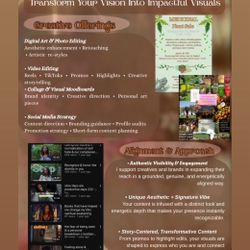 Calling All Content Creators & Brands : Holistic Editing & Digital Art Services for Brands & Creators