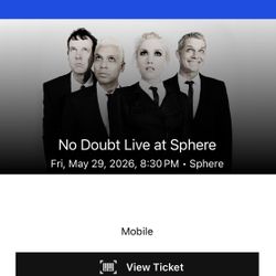 No Doubt / Sphere Concert 