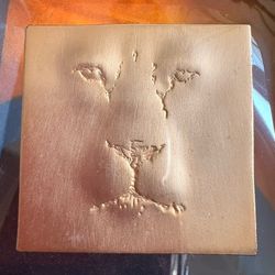  "JJ" Jonette Jewelry Gold Pewter 'LION FACE' 