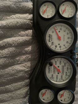 Auto meter phantom gauge set