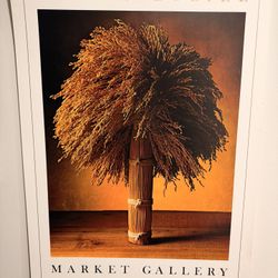 Vintage Dennis Dubiel 1982 Original Art Print “Market Gallery” Poster