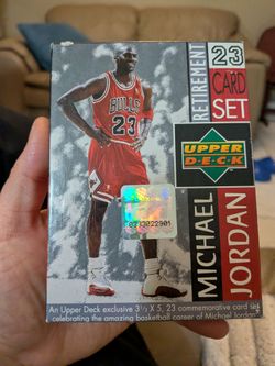 Upper Deck Michael Jordan Retirement 23-Card Box Set 1999 NBA Chicago Bulls