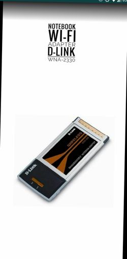 D-Link WNA-2330 RangeBooster G Notebook Adapter NEW $10