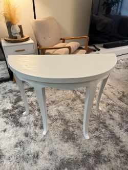 Rustic White Console Table, Desk, Accent Table