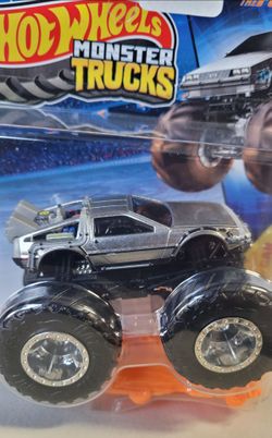 Hot Wheels Monster Trucks Back to the Future Time Machine $8 Each