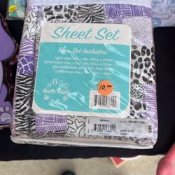 Twin Sheet Set New