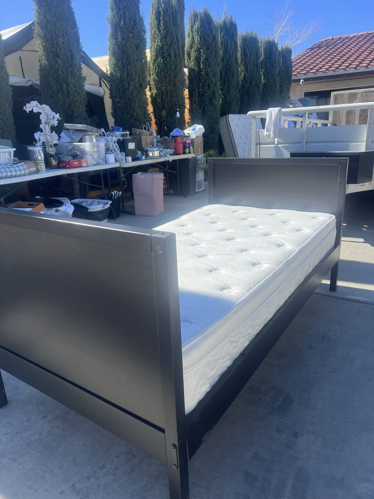 Twin Bed W/ Mattress! 