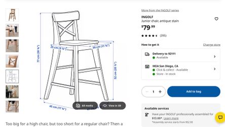 IKEA Toddler chair