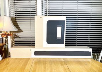 Sonos Arc Ultra (Black) Bundle with Sonos Sub 4. (Black). Brand New Sealed.  Includes Warranty.  