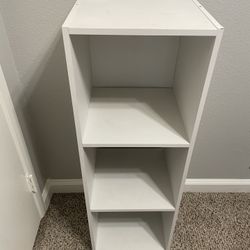 White Three Tier Shelf