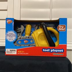 Play Right Toy Tool Play set Chainsaw