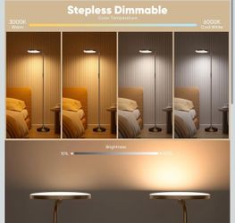 Dimmable 360 floor lamp