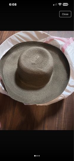Wide Brim Straw Sun Hat