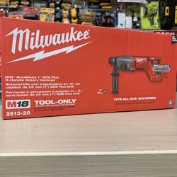Milwaukee New 1’ Rotary Hammer 18M Brushless 