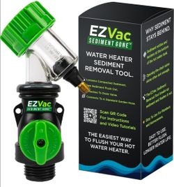 EZ Vac- Remove water heater sediment  NEW