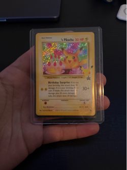 Pikachu Pokemon Card