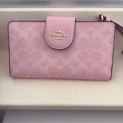 Pink Coach Wallet 