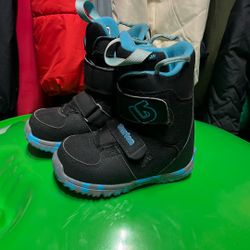 Kids Burton Snowboarding Boots(Size 12 C)