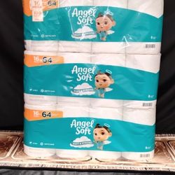 3 Packs Of Toilet Paper Papel Higienico Angel Soft 