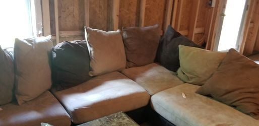 Sectional and spinning chair