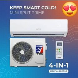 NEW PRIME  MINISPLITS COLD AND HEAT, INSTALLED AND GUARANTEED 