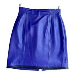 Italian Leather Skirt 