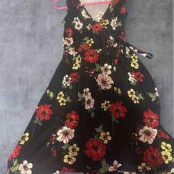 Two Floral Dresses