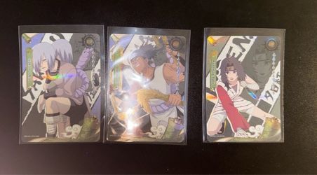 Naruto UR Holographic Trading Cards Lot of 3