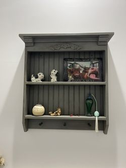 Decorative Bookshelf, Or Knickknack Shelf