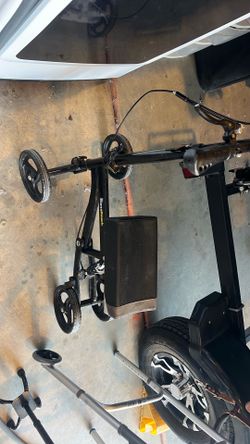 Knee scooter, walker, cane