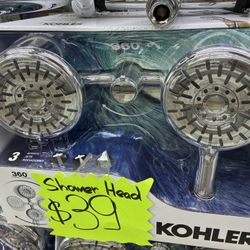 Kohler Freespin Bellerose 2-in-1 Dual Showerhead & Handshower