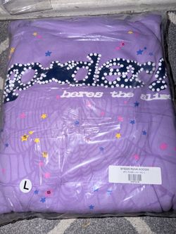 Spider hoodie size large brand new