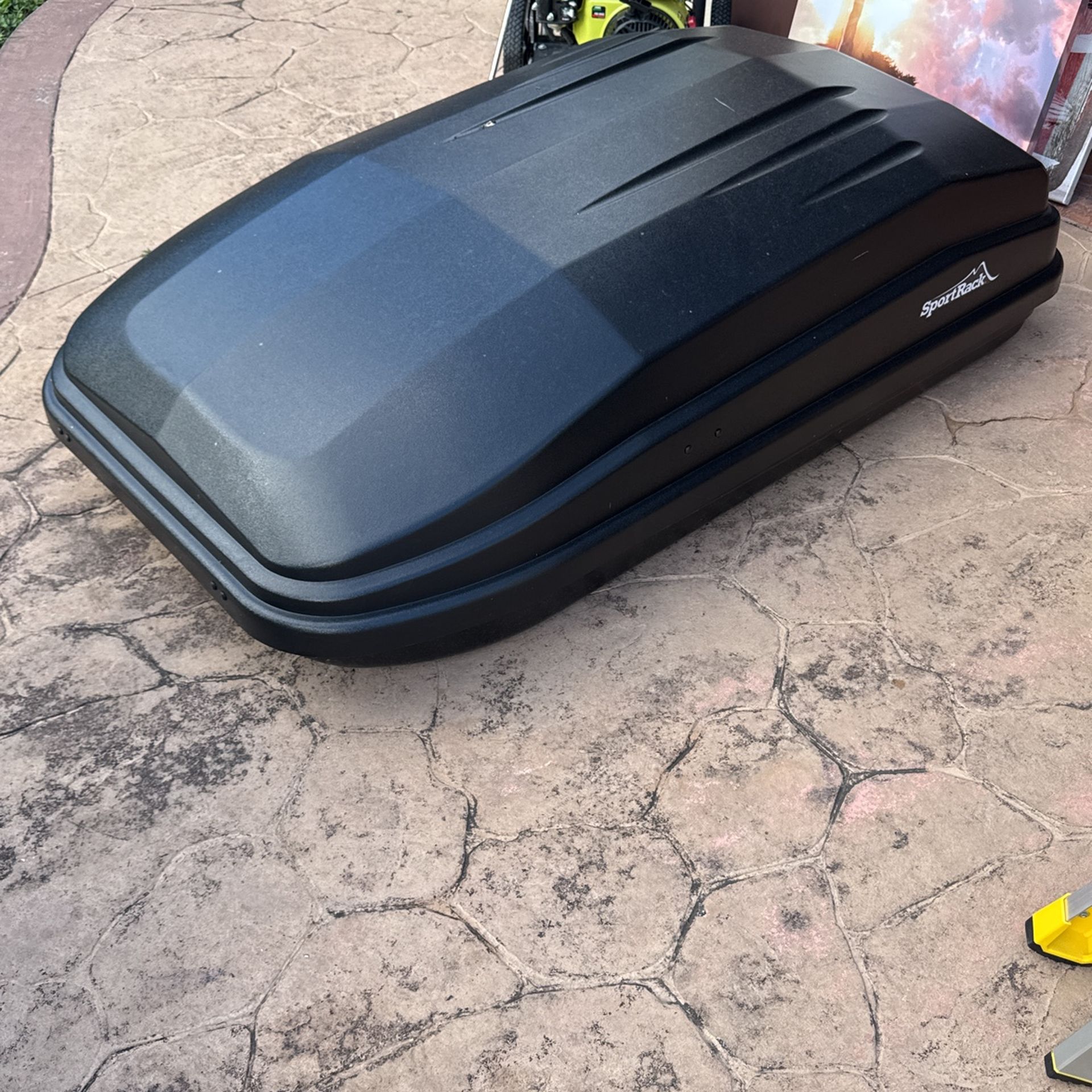 SportRack Vista XL Rear Opening Cargo Box,Black