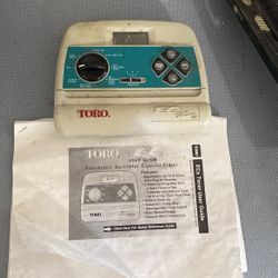 Toro Sprinkler Control Timer (Manual Included)