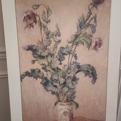 Monet "Purple Poppies" Print, No Frame