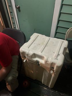 Large Pelican-Hardigg Military Hard Case Storage Container with Latches