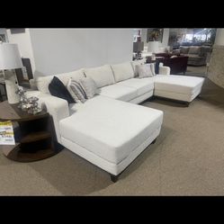 White Sectional 
