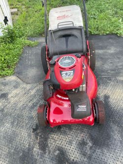 Craftsman self propelled rear bag lawn mower