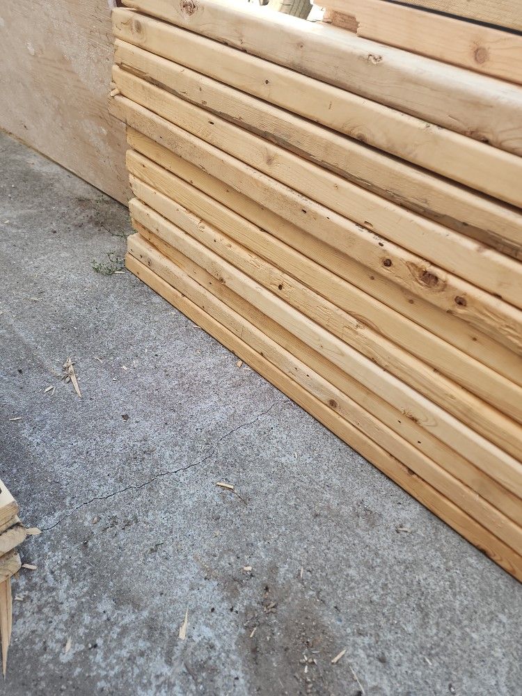 12 Of 2x4 Wood Lumber 60" Or 5ft