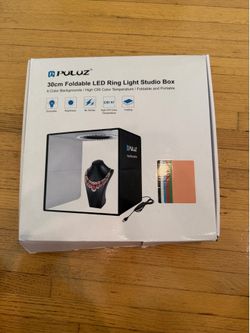 30cm Foldable LED Ring Light Studio Box