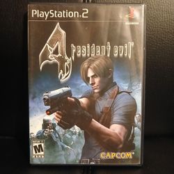 PS2 Resident Evil 4 Complete W/Manual