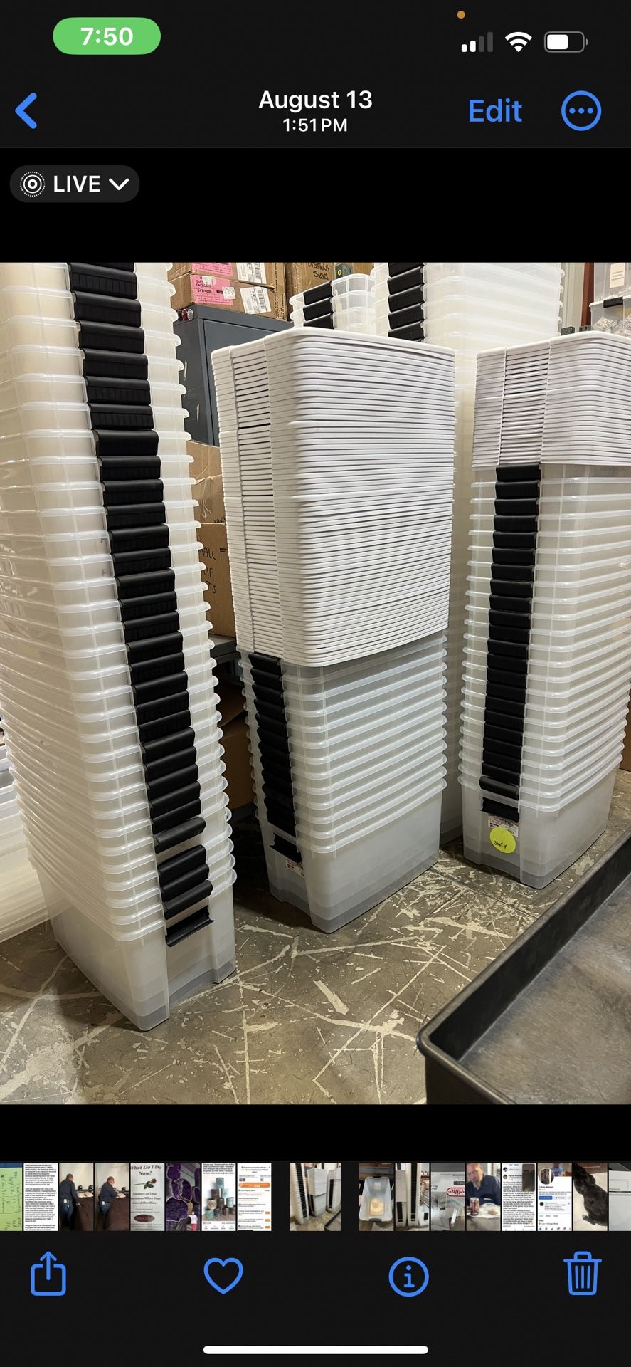 Sterilite Huge Bins For Storage , Great For Holiday Decorations Or Organization In Garage Or Home