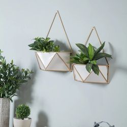 Pair of Wall Decorative Planters